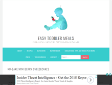 Tablet Screenshot of easytoddlermeals.com
